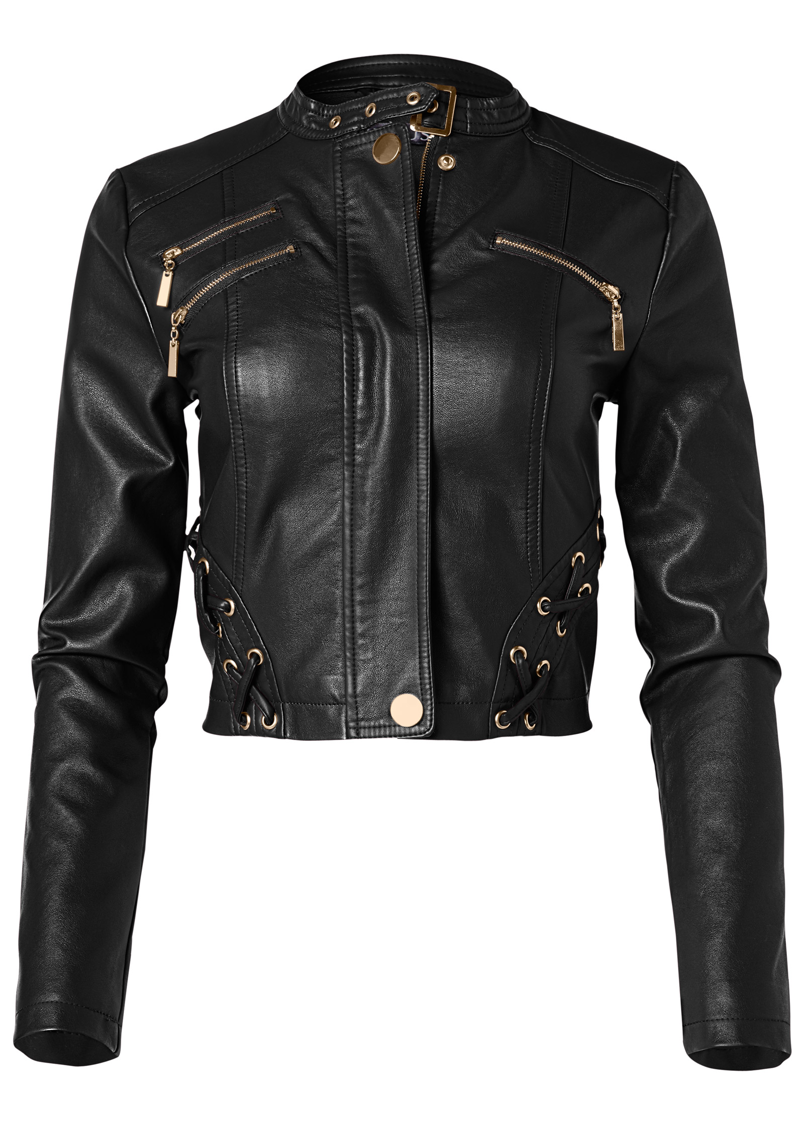 Venus faux cheap leather jacket