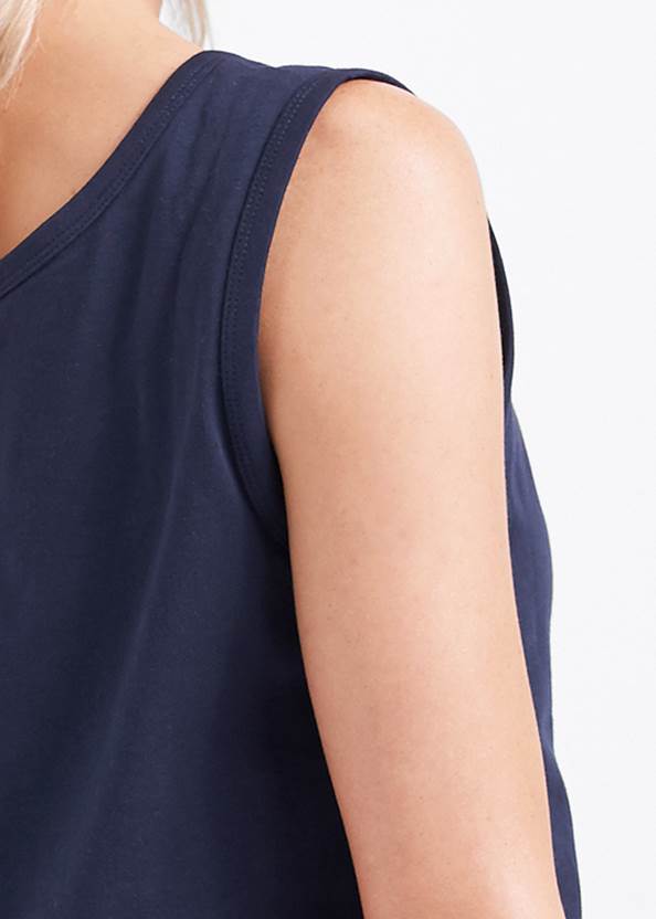 Detail back view Casual Tank Dress, Any 2 For $49