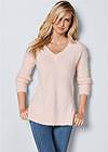 Front View V-Neck Sweater