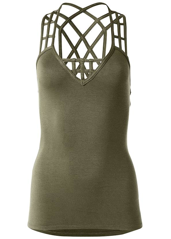 Front View Strappy Detail Tank