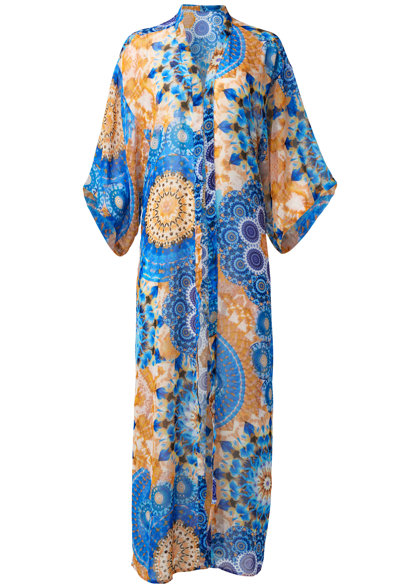 sheer caftan cover up