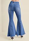 Waist down back view Extreme Flare Jeans