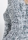 Detail back view Marled Yarn Sweater
