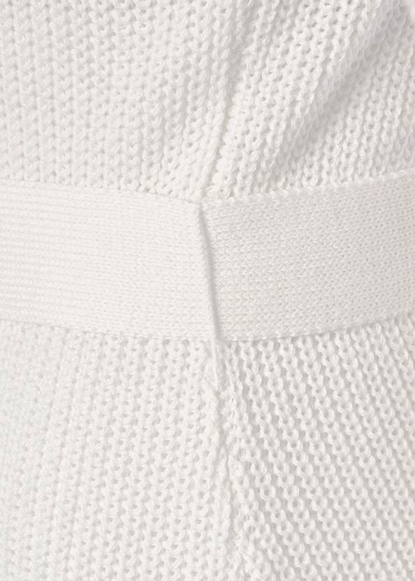 White COWL NECK SWEATER DRESS | VENUS