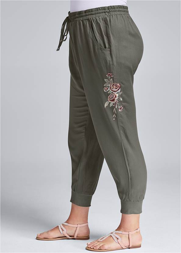Alternate View Embroidered Pants