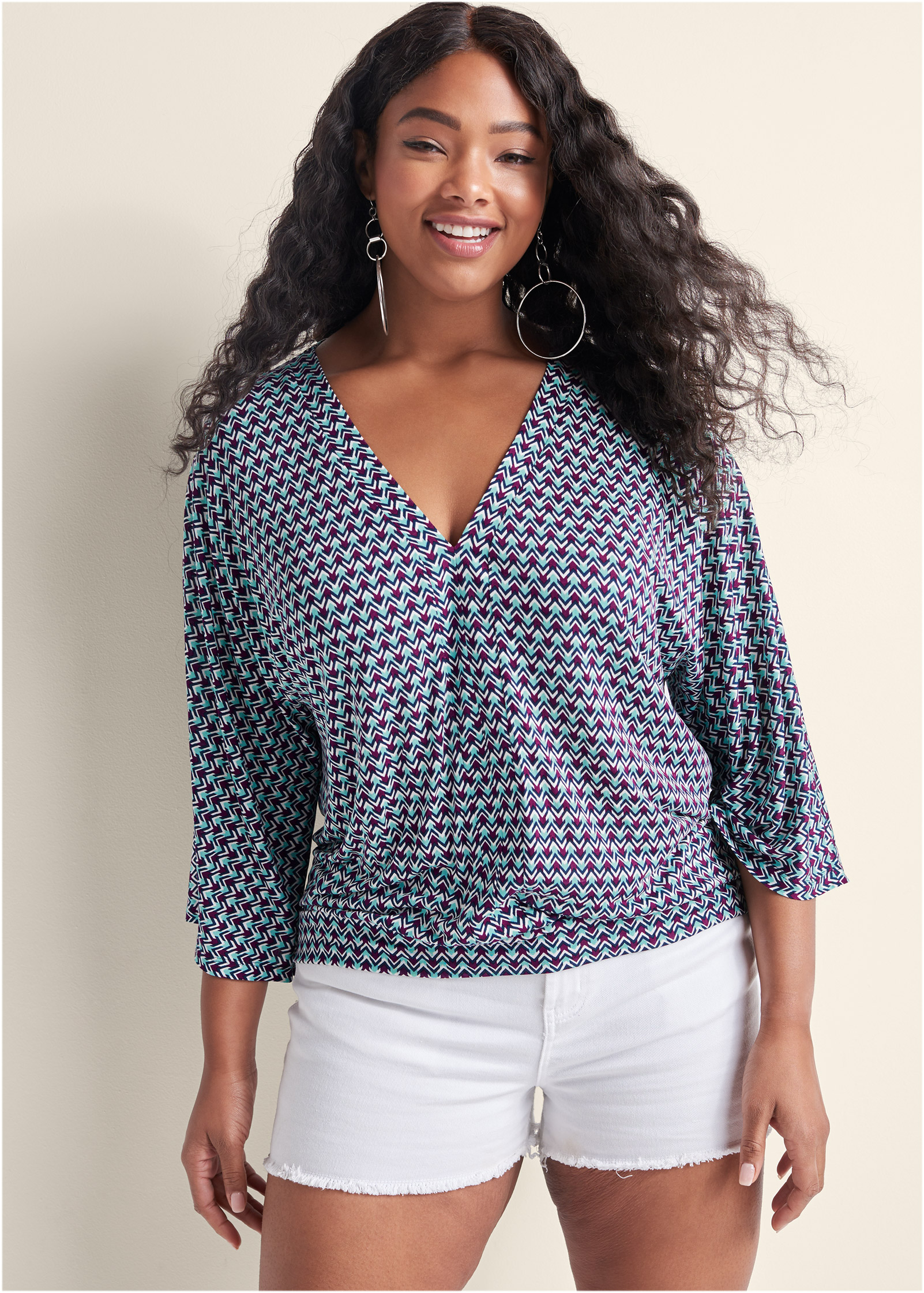 Plus size best sale banded bottom tops