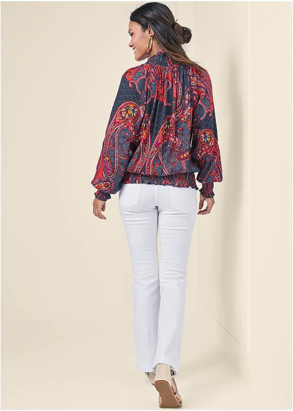 Back View Paisley Top