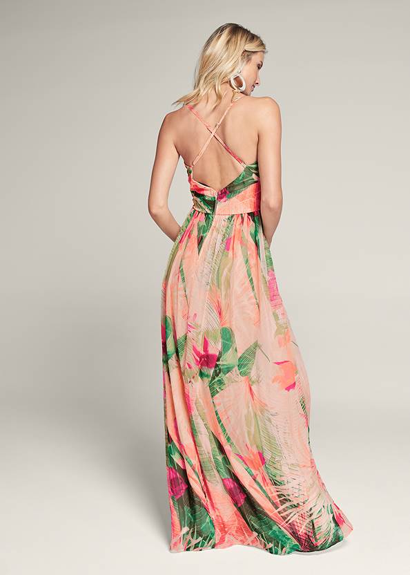 Alternate View Tropical Print Gown