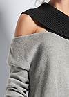 Alternate View One-Shoulder Sweater