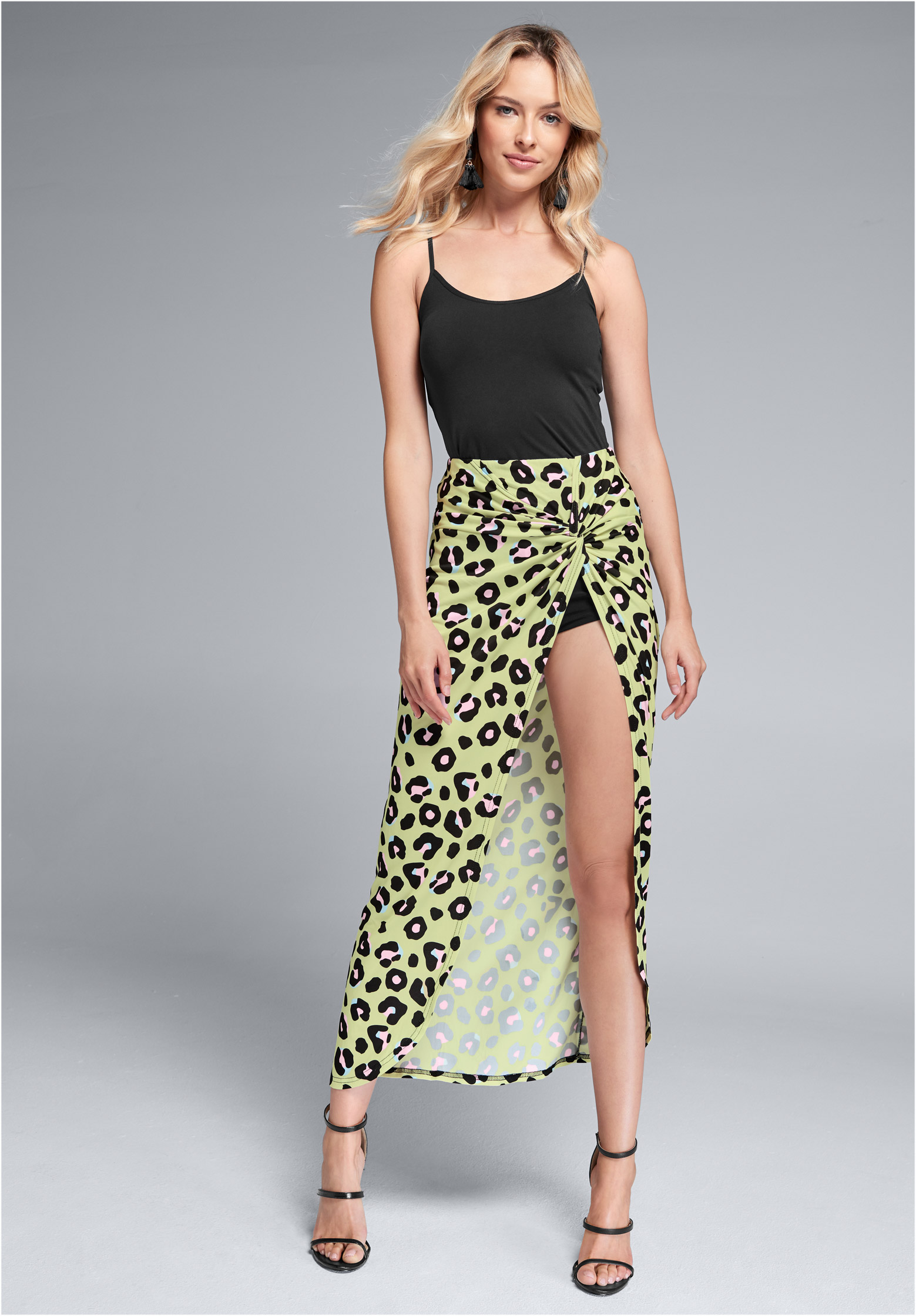 tight leopard print skirt