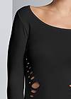 Detail front view Seamless Cut Out Top