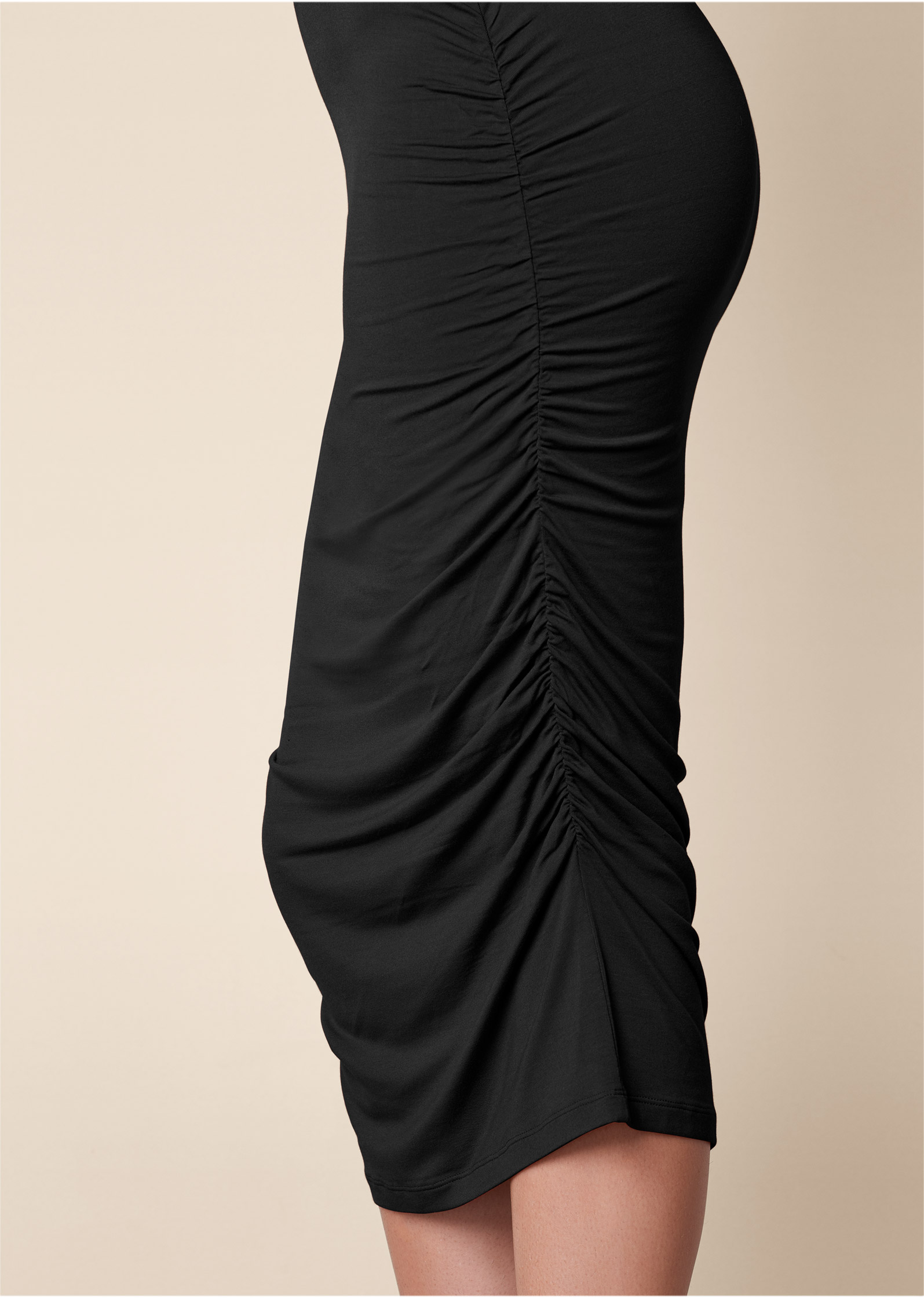 venus long black dress