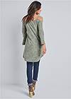 Alternate View Cold-Shoulder Tunic Top