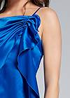 Detail front view Ruched Satin Top