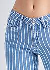 Alternate View Pinstripe Skinny Jeans