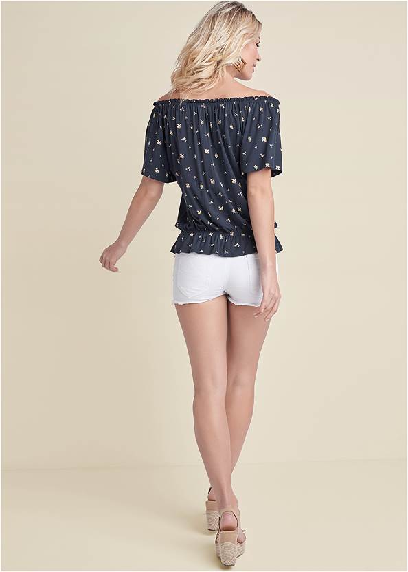 Back View Floral Top