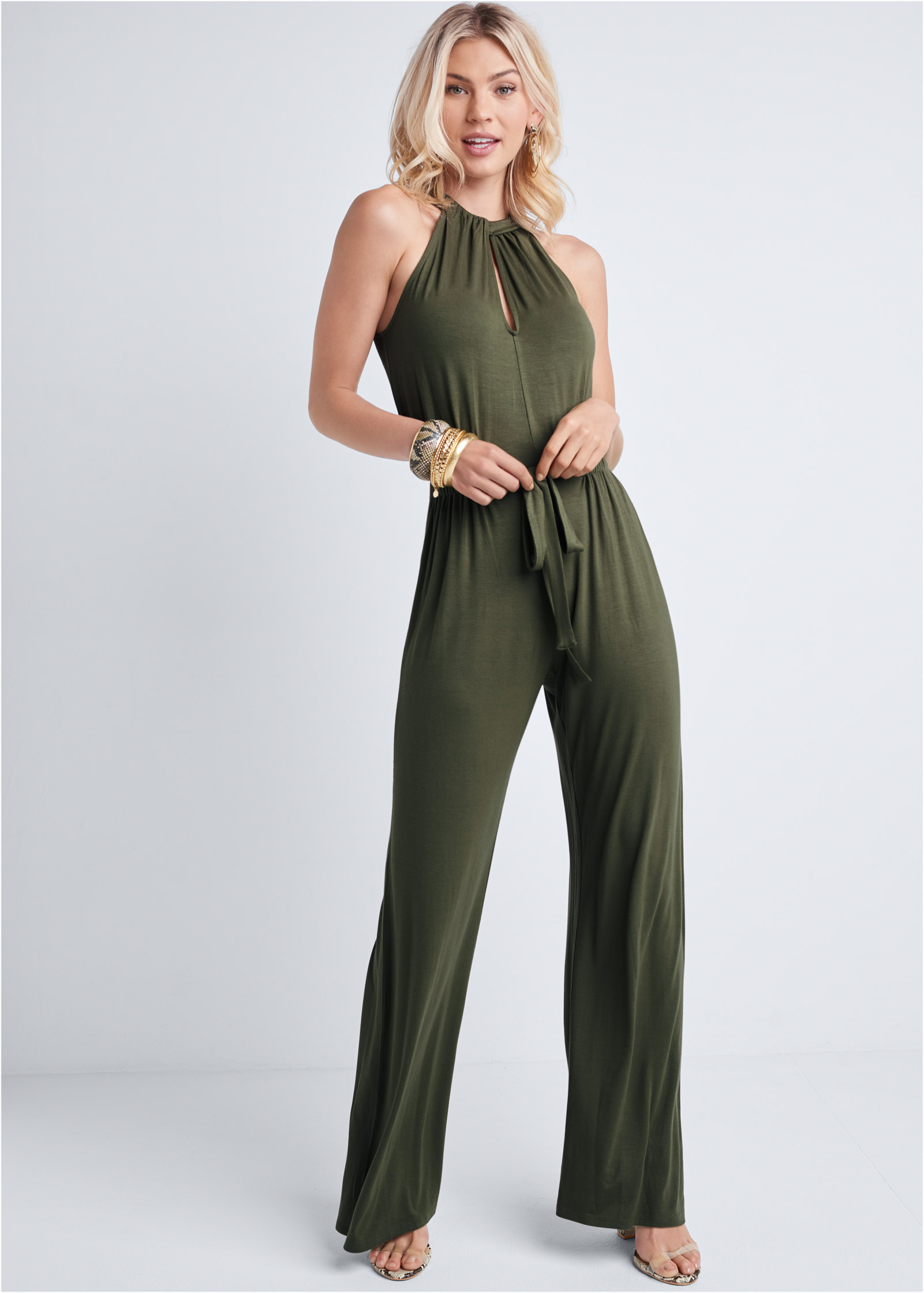 high neck jumpsuit