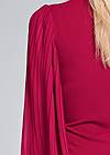 Detail back view Pleated Sleeve Top