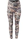 Ghost with background  view Sequin Camo Leggings