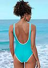 Cropped back view Sporty One-Piece