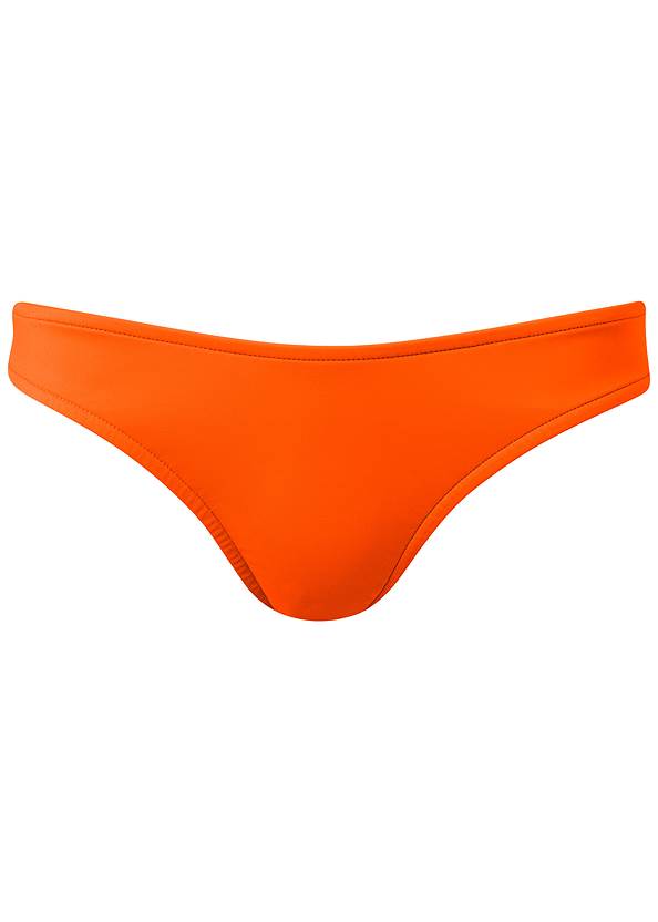 Scoop Front Classic Bikini Bottom in Burnt Orange | VENUS