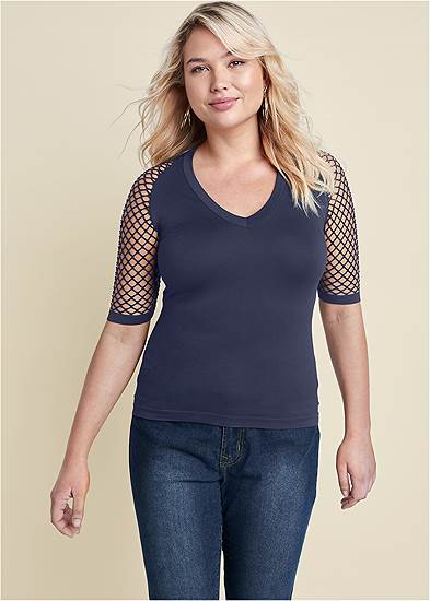 Plus Size Second Skin Seamless Top