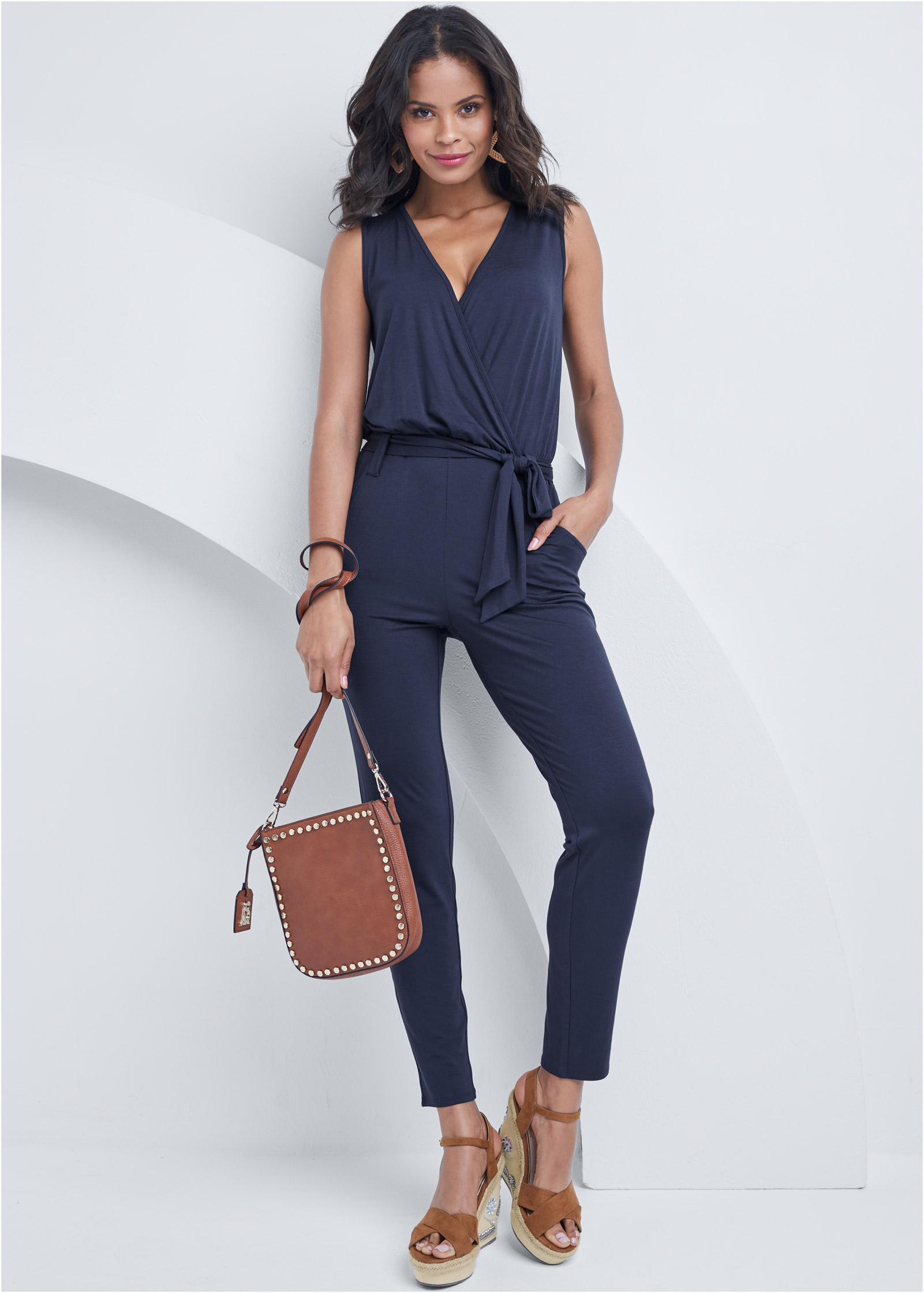 venus blue jumpsuit