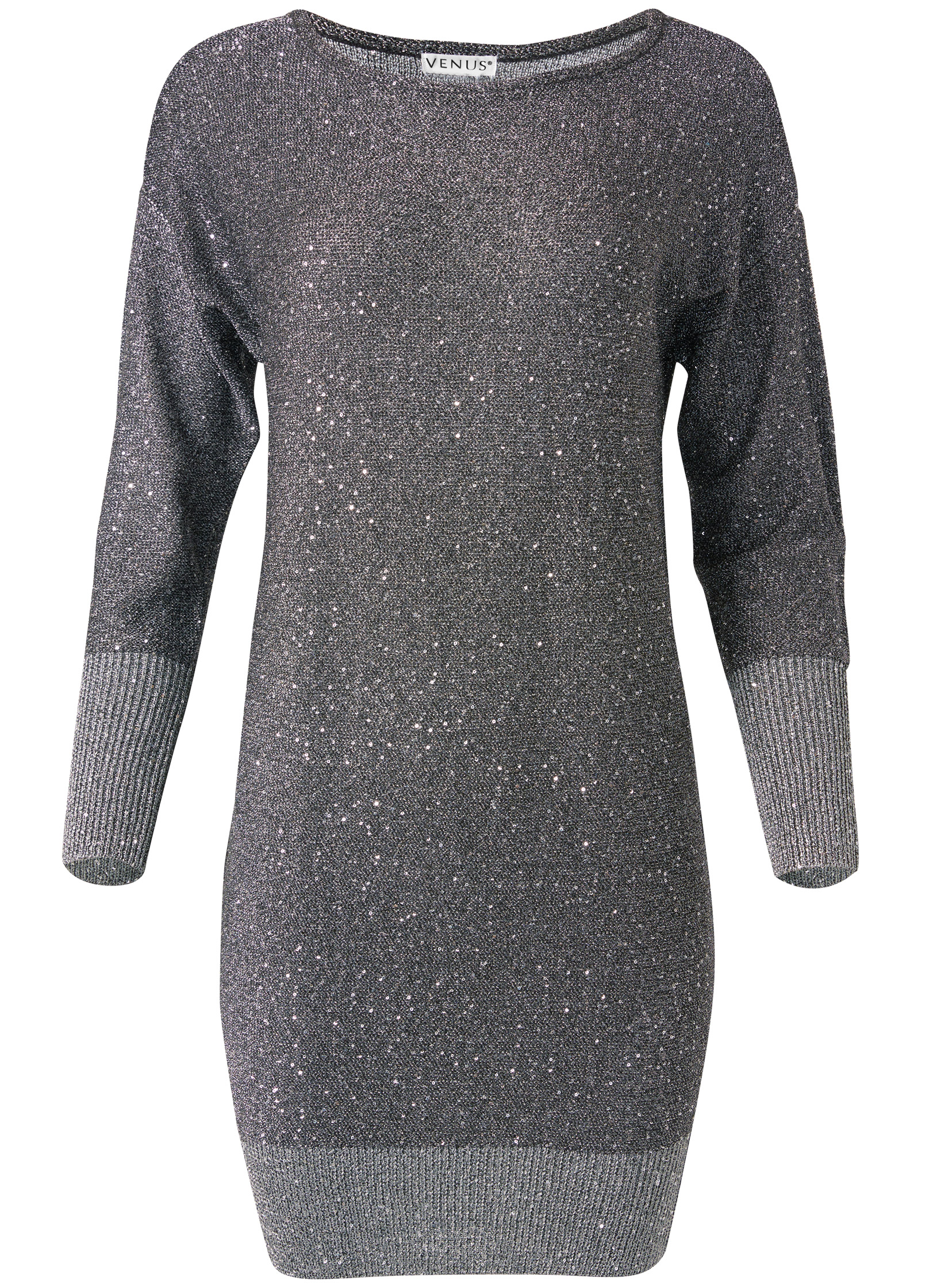 glitter sweater dress