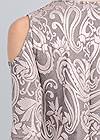 Detail back view Shimmer Paisley Top