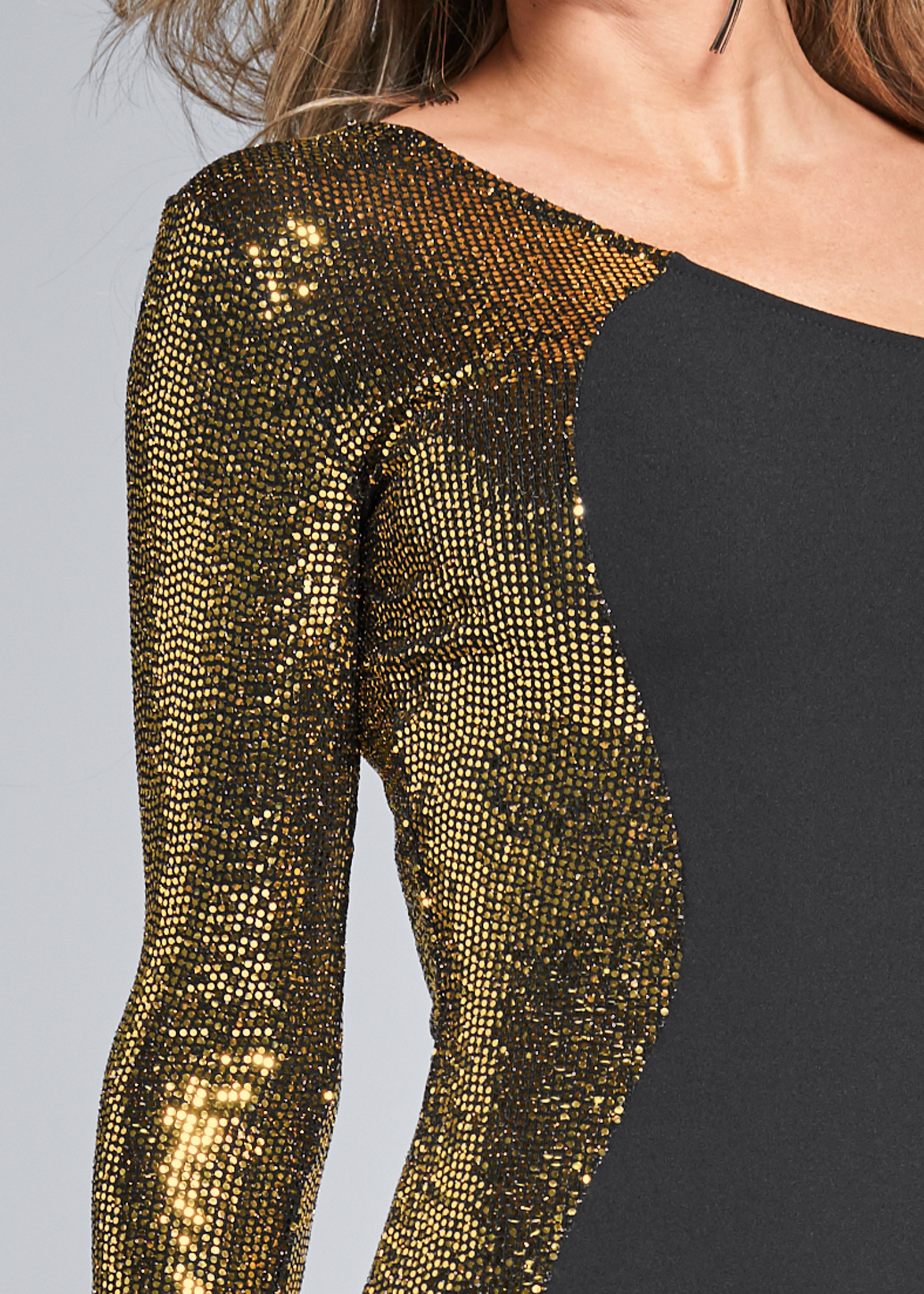 Venus gold outlet sequin dress