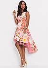 Alternate View High-Low Floral Dress