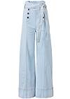 Ghost with background  view Flare Leg High Waist Jeans
