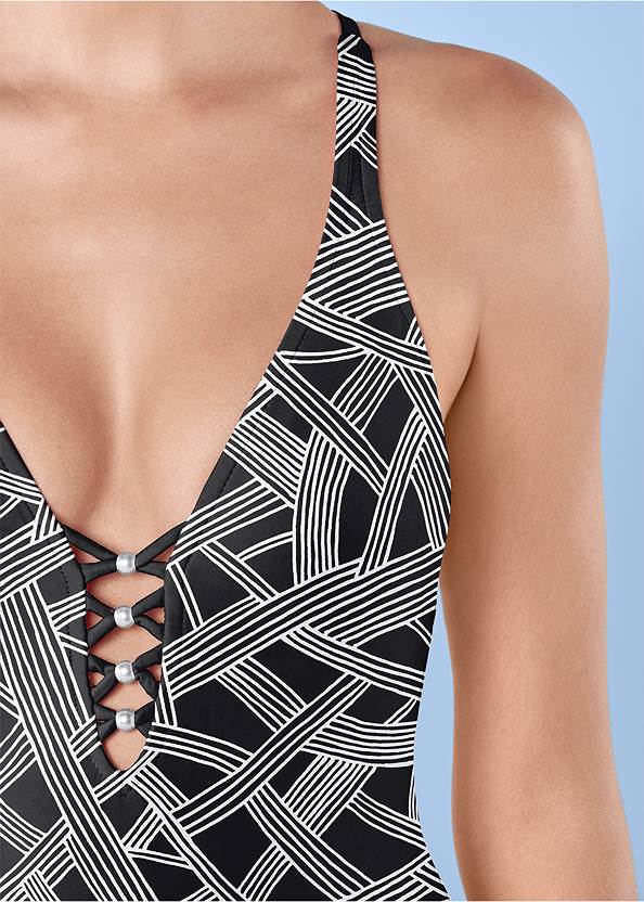 Detail  view Strappy Racerback One-Piece