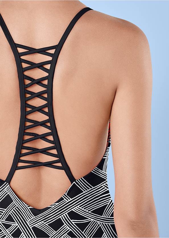 Detail  view Strappy Racerback One-Piece
