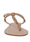 Shoe series front view Rhinestone Thong Sandals