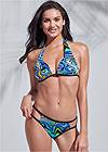 Front View Sports Illustrated Swim™ Cut Out Sides Bottom