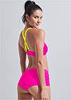 Full back view Sports Illustrated Swim™ High Neck Sport Top
