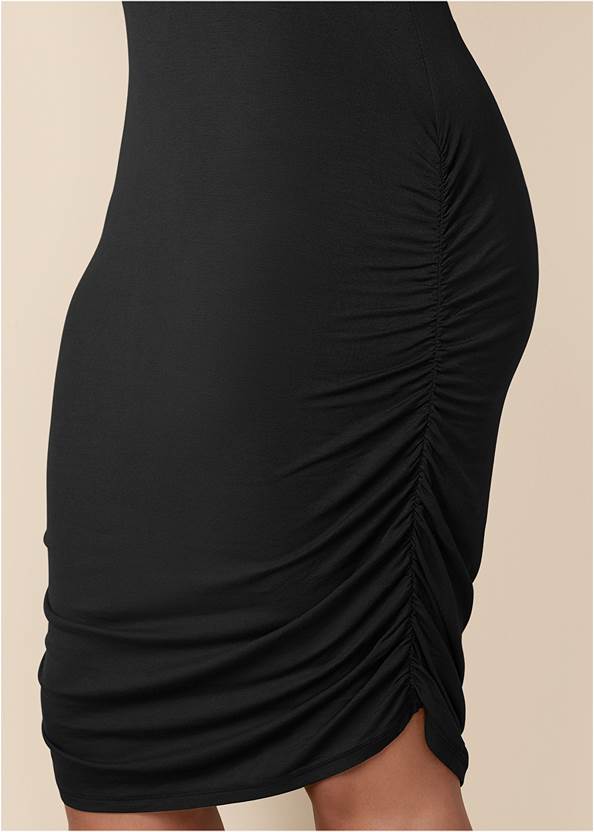 Alternate View Long Sleeve Ruched Dress