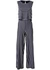 Alternate View Striped Grommet Jumpsuit