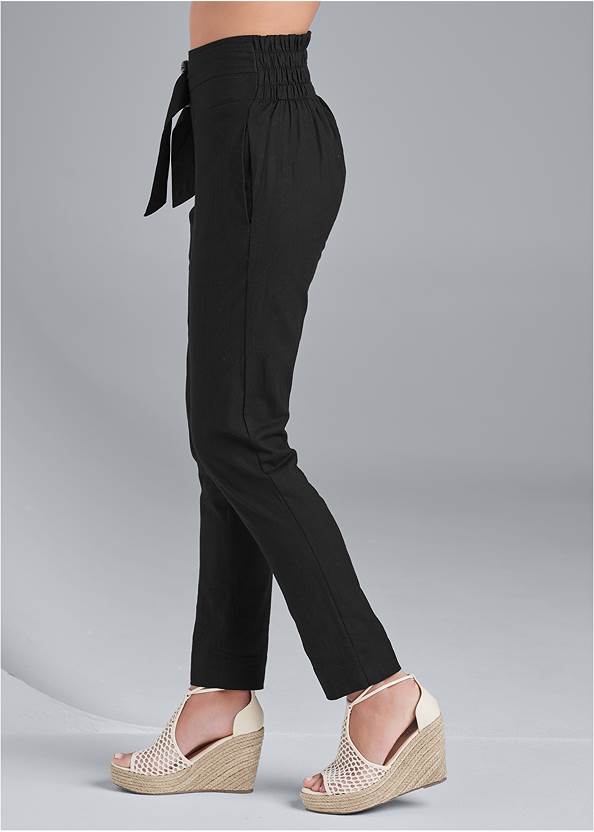 Alternate View Belted Linen Pants