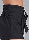 Alternate View Belted Linen Shorts