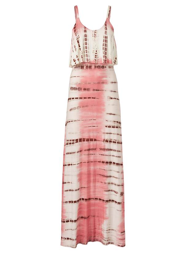 Ghost with background  view Overlay Tie Dye Maxi Dress