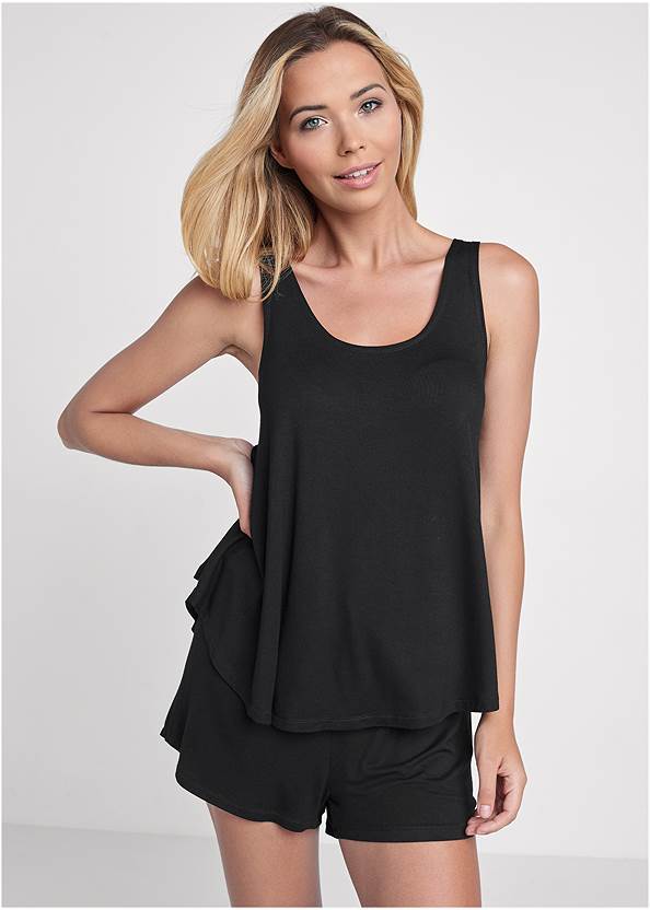 Cropped front view Sleep Tank