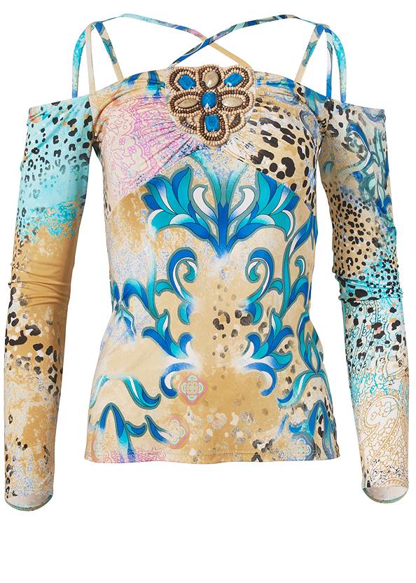 Alternate View Paisley Embellished Top