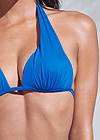 Detail front view Sports Illustrated Swim™ Push-Up Halter Top