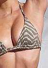 Detail front view Sports Illustrated Swim™ Double Strap Triangle Top