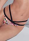Detail front view Sports Illustrated Swim™ Strappy Banded Bottom