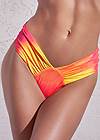 Detail front view Sports Illustrated Swim™ High Leg Ruched Bottom