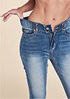 Detail back view Elastic Waistband Jeans