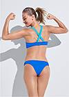 Back View Sports Illustrated Swim™ High Neck Sport Top